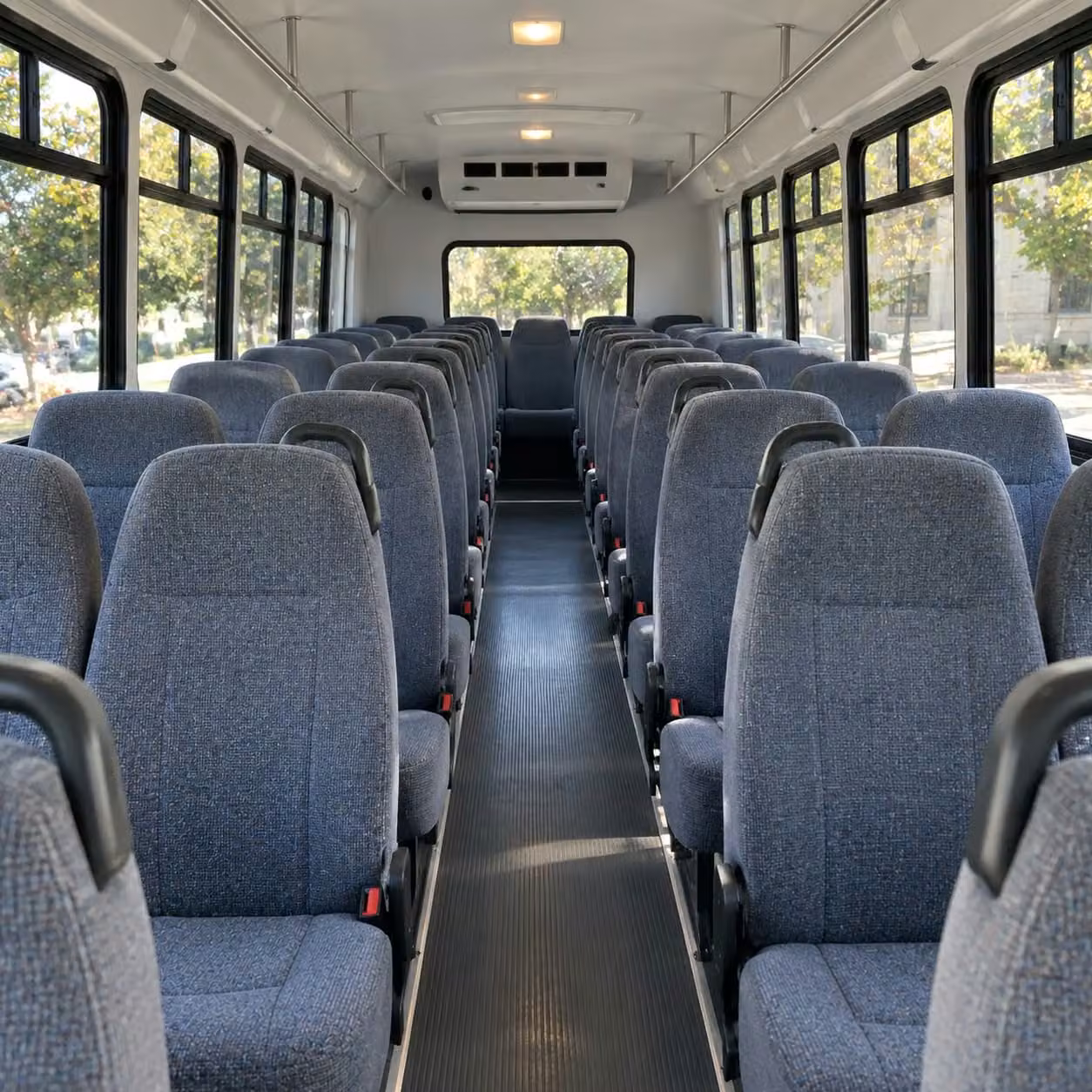 35 passenger minibus inside