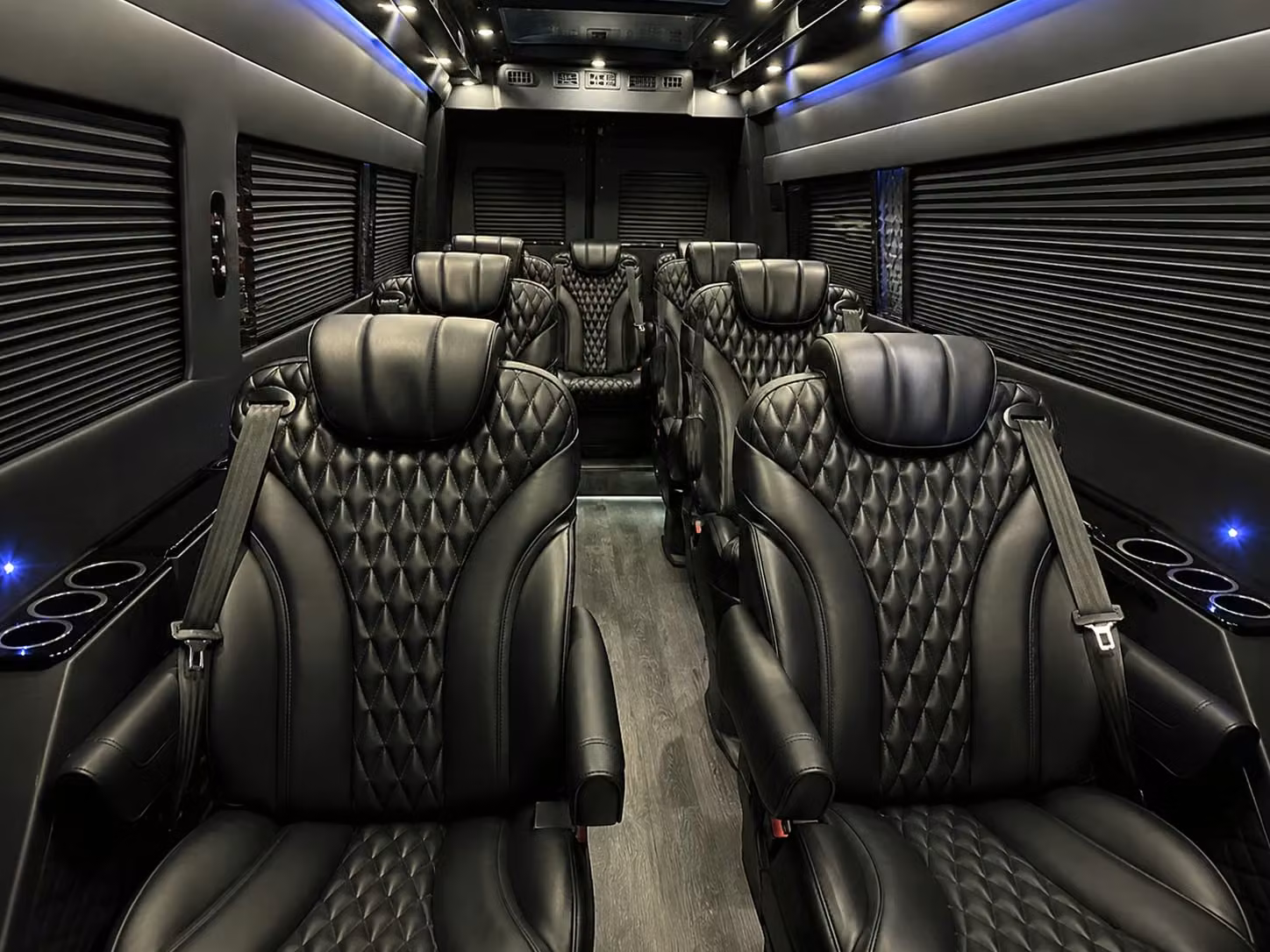 sprinter van with driver inside
